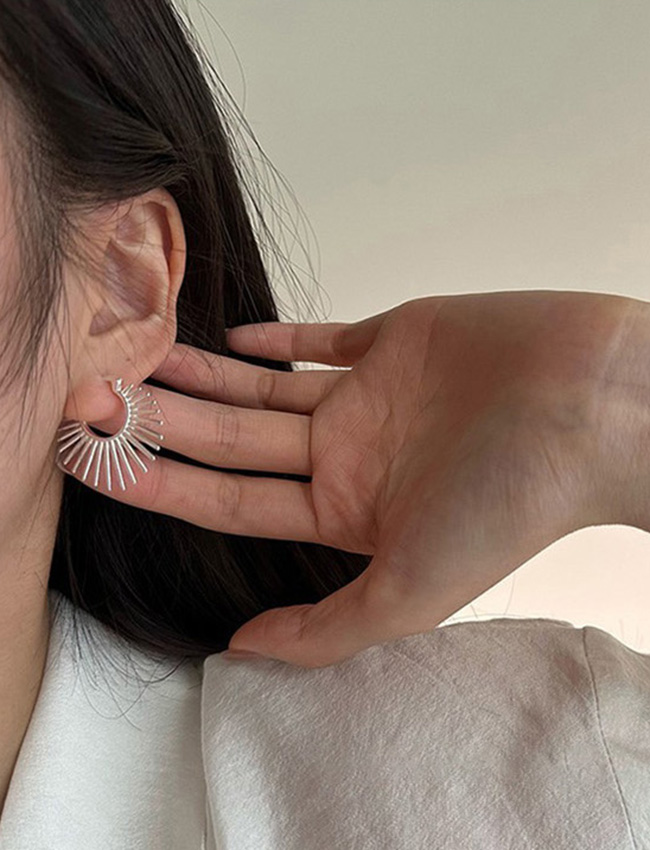 [Silver 925] Sunrise Silver Earrings 썬라이즈 실버925귀걸이